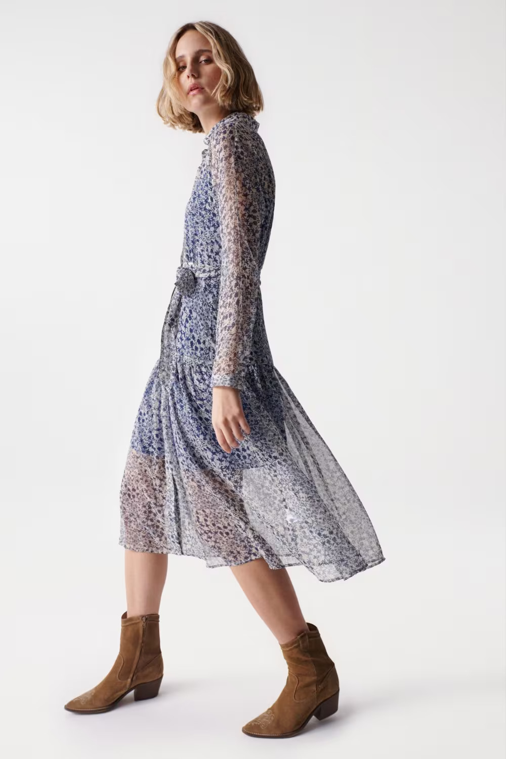 VESTIDO CON ESTAMPADO FLORAL 21005586