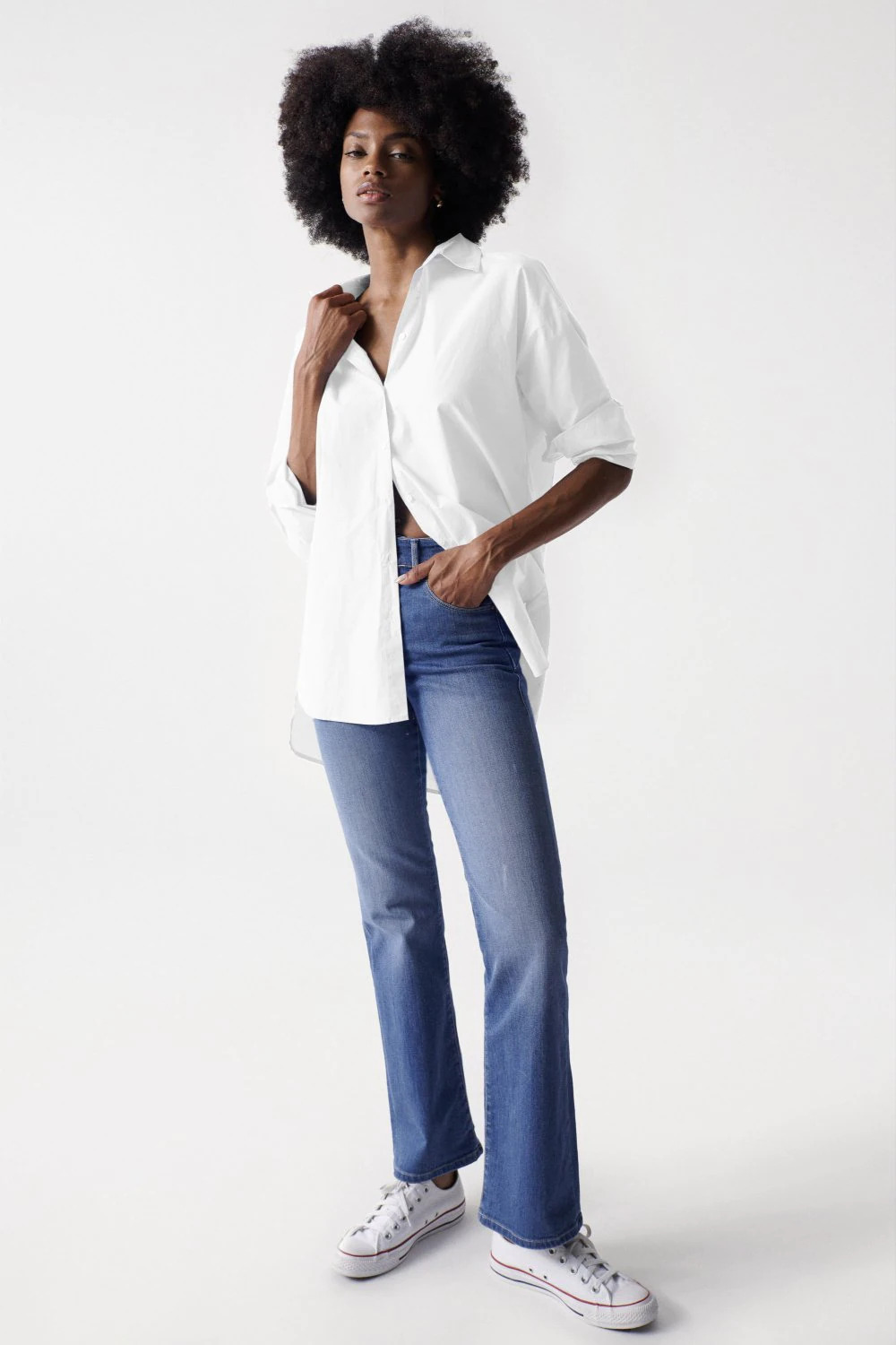 CAMISA OVERSIZE DE POPELINA 21006508