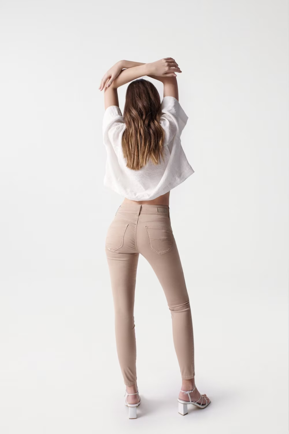 Vaqueros Push IN Secret Skinny de color Beig 21005609