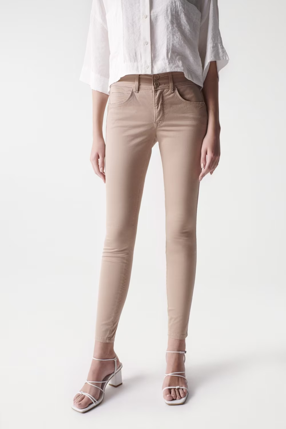 Vaqueros Push IN Secret Skinny de color Beig 21005609