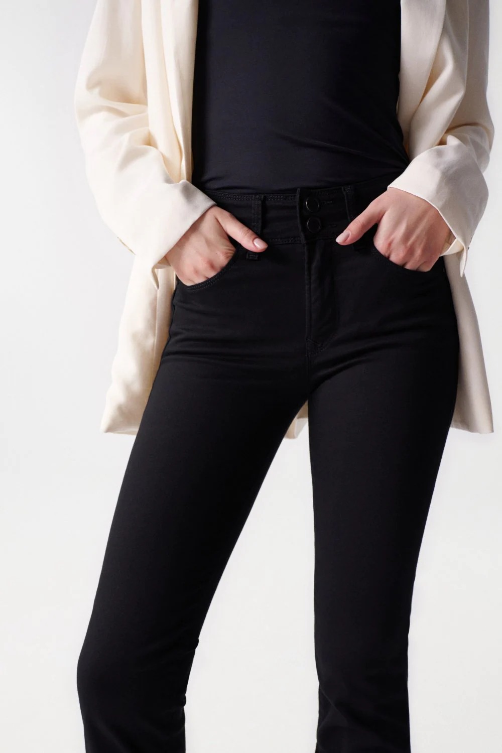 VAQUEROS SECRET PUSH IN SLIM TRUE BLACK 21002023