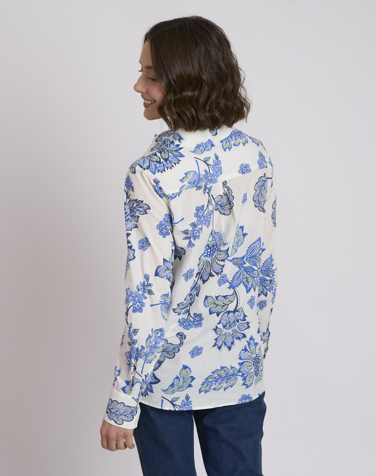 Blusa estampado azul AENC77