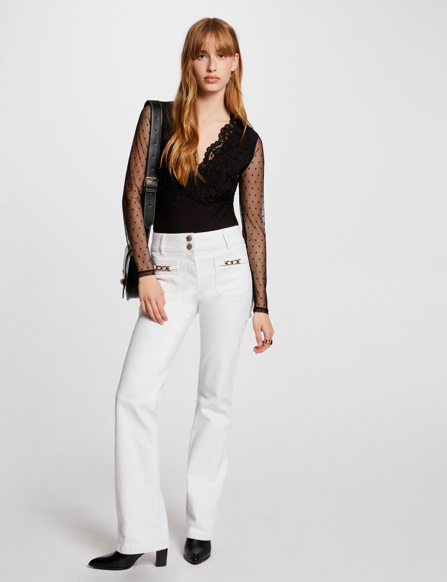 Body manga larga encaje negro 242-Tiriva