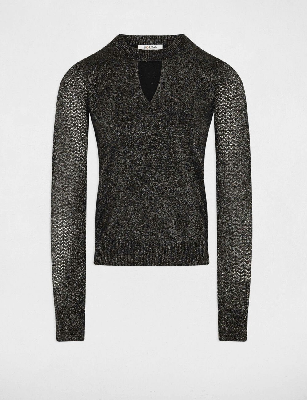 Jersey cuello redondo negro 242-Mnight