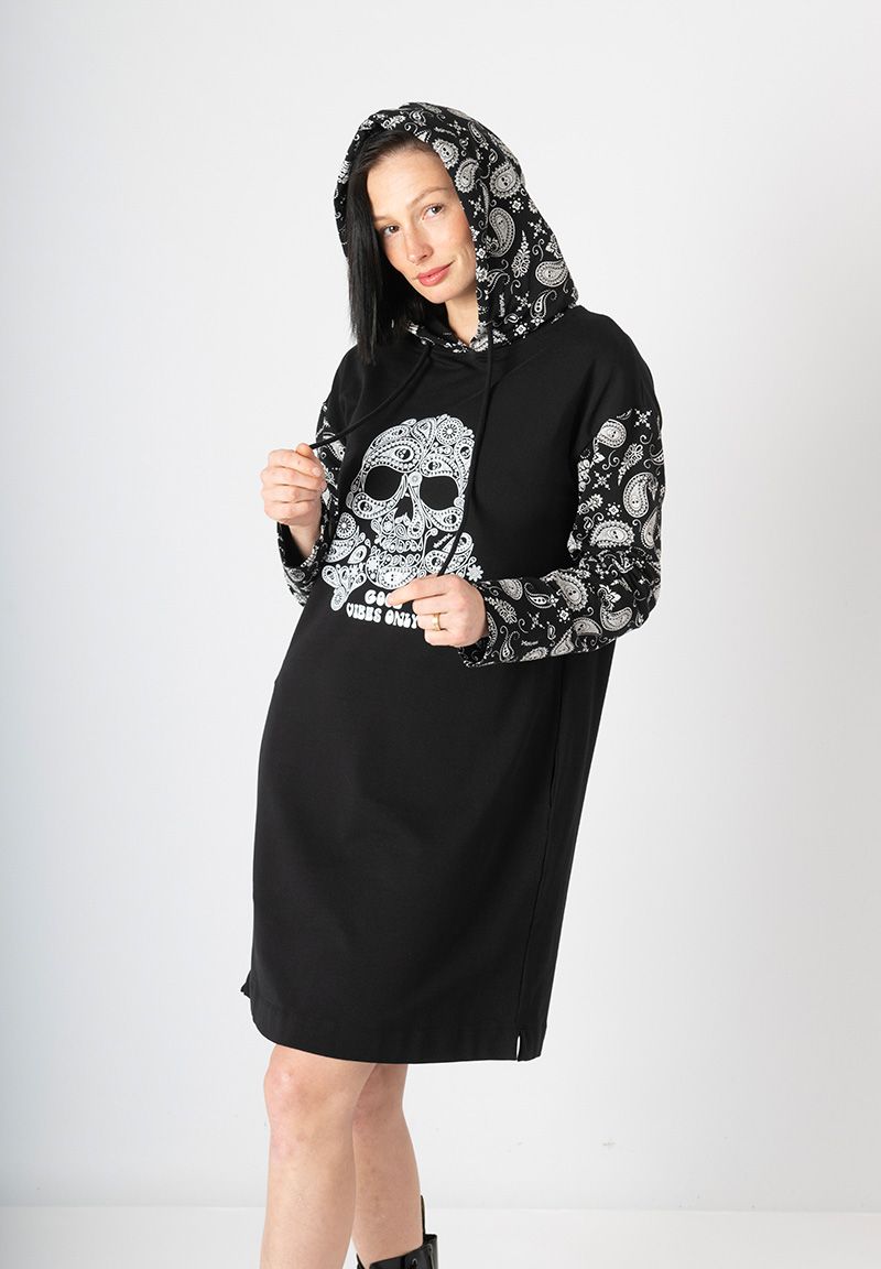 Vestido calaveras cachemire C19-729