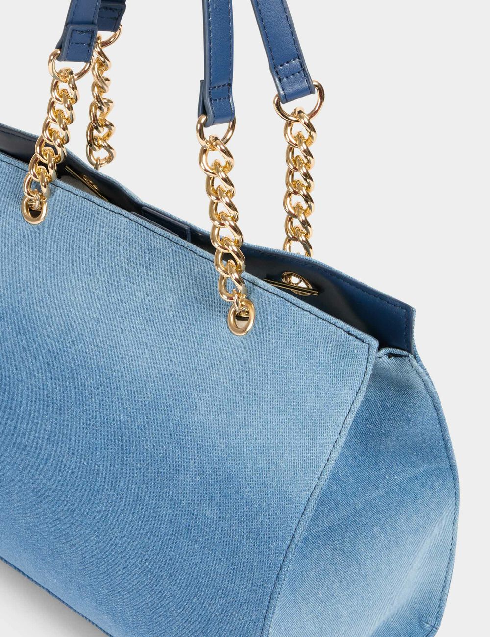 Bolso de mano de vaquero denim stone 251-2gab