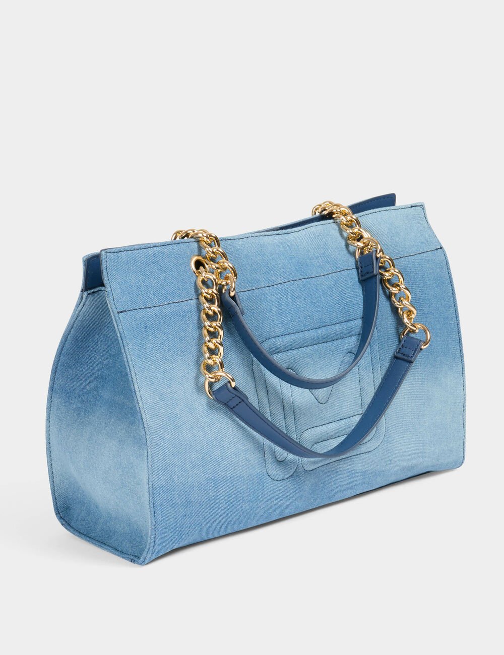 Bolso de mano de vaquero denim stone 251-2gab
