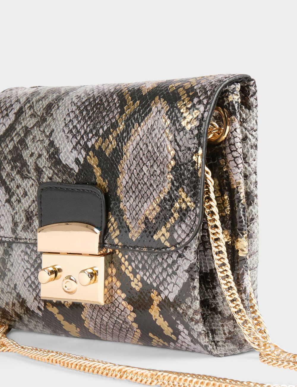 Bolso cartera de mano de pitón multicolor 251-2Romeop