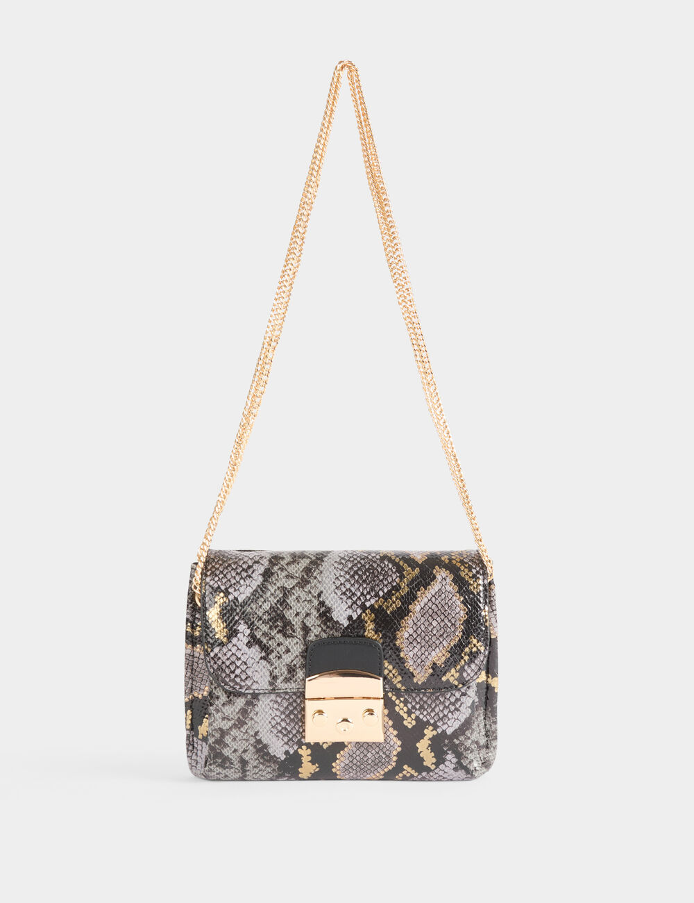 Bolso cartera de mano de pitón multicolor 251-2Romeop