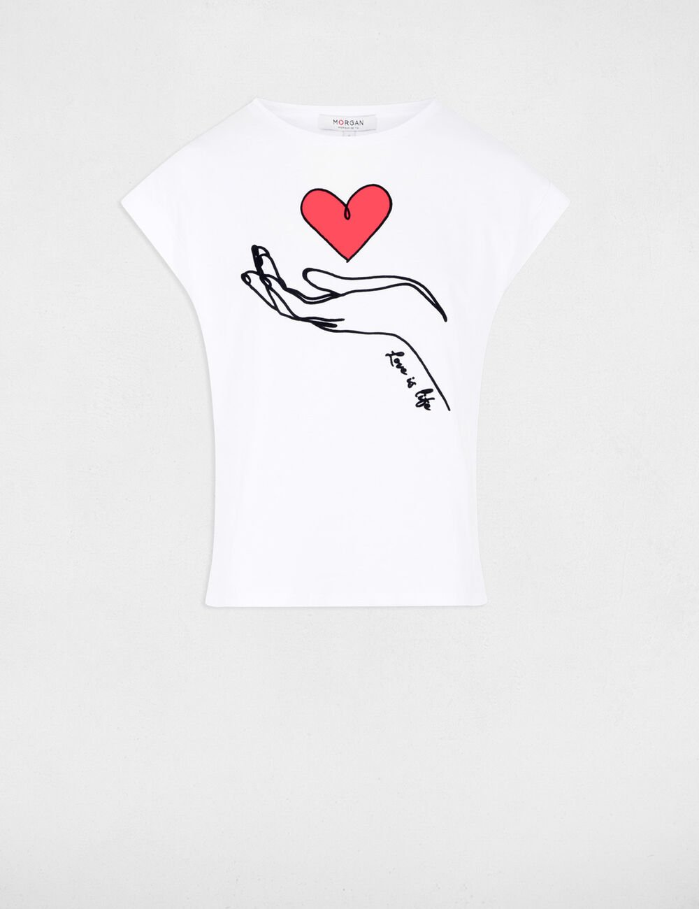Camiseta con mensaje blanco 251-Dlife