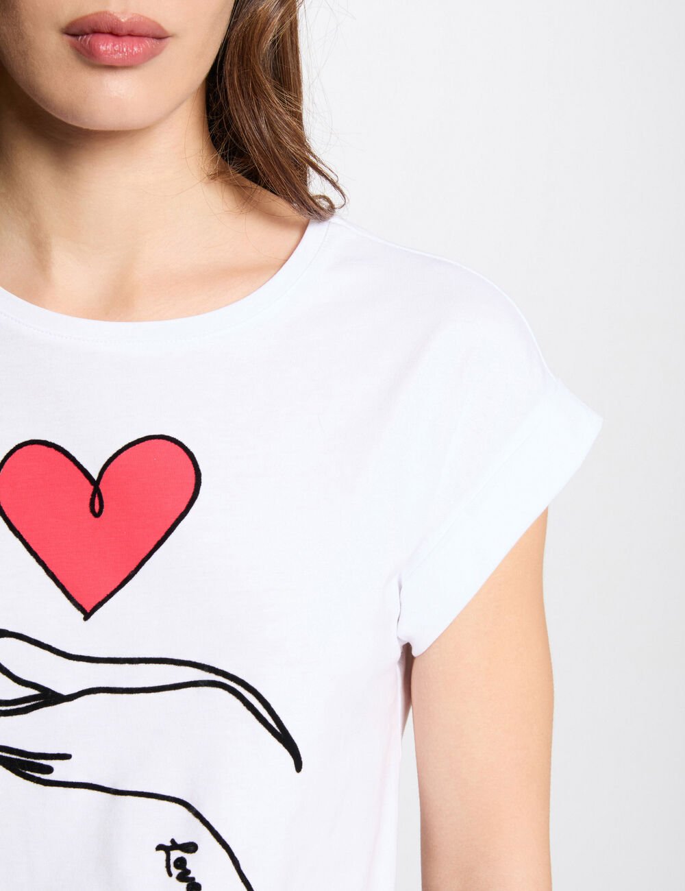 Camiseta con mensaje blanco 251-Dlife
