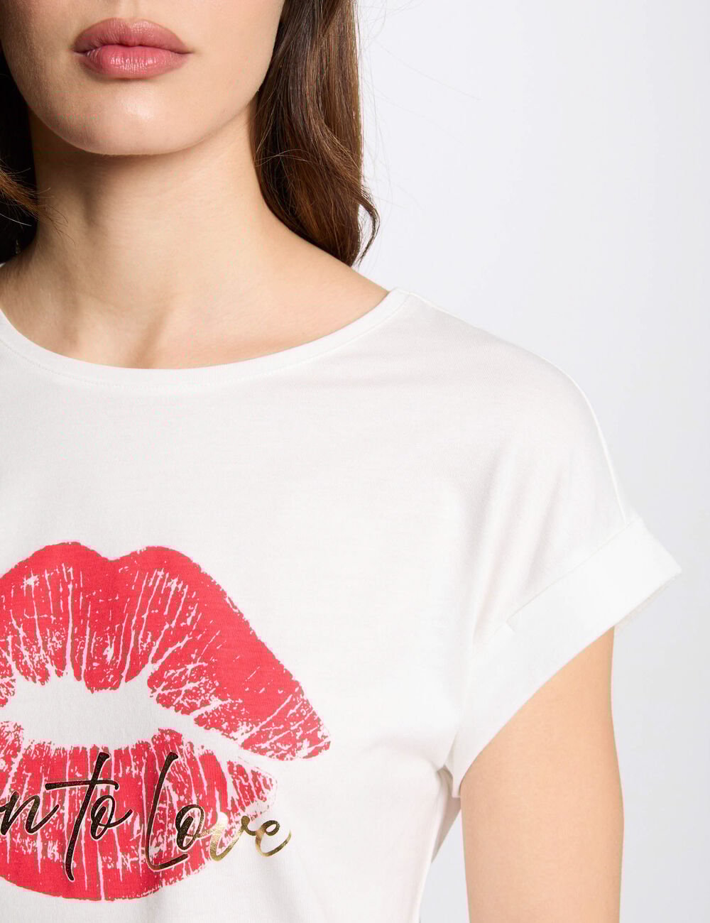 Camiseta con mensaje blanco 251-Dvala