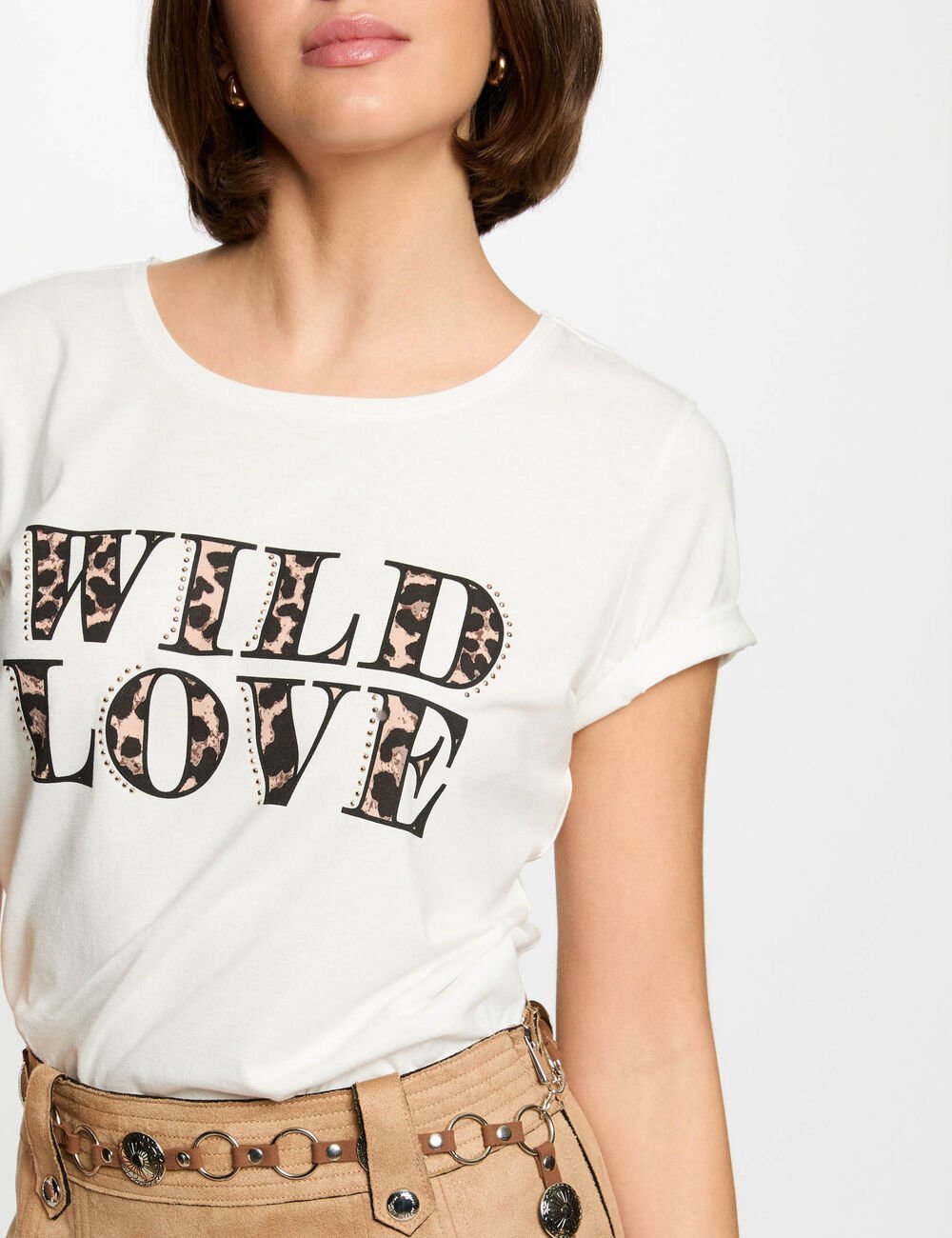Camiseta con mensaje blanco 251-Dmilie