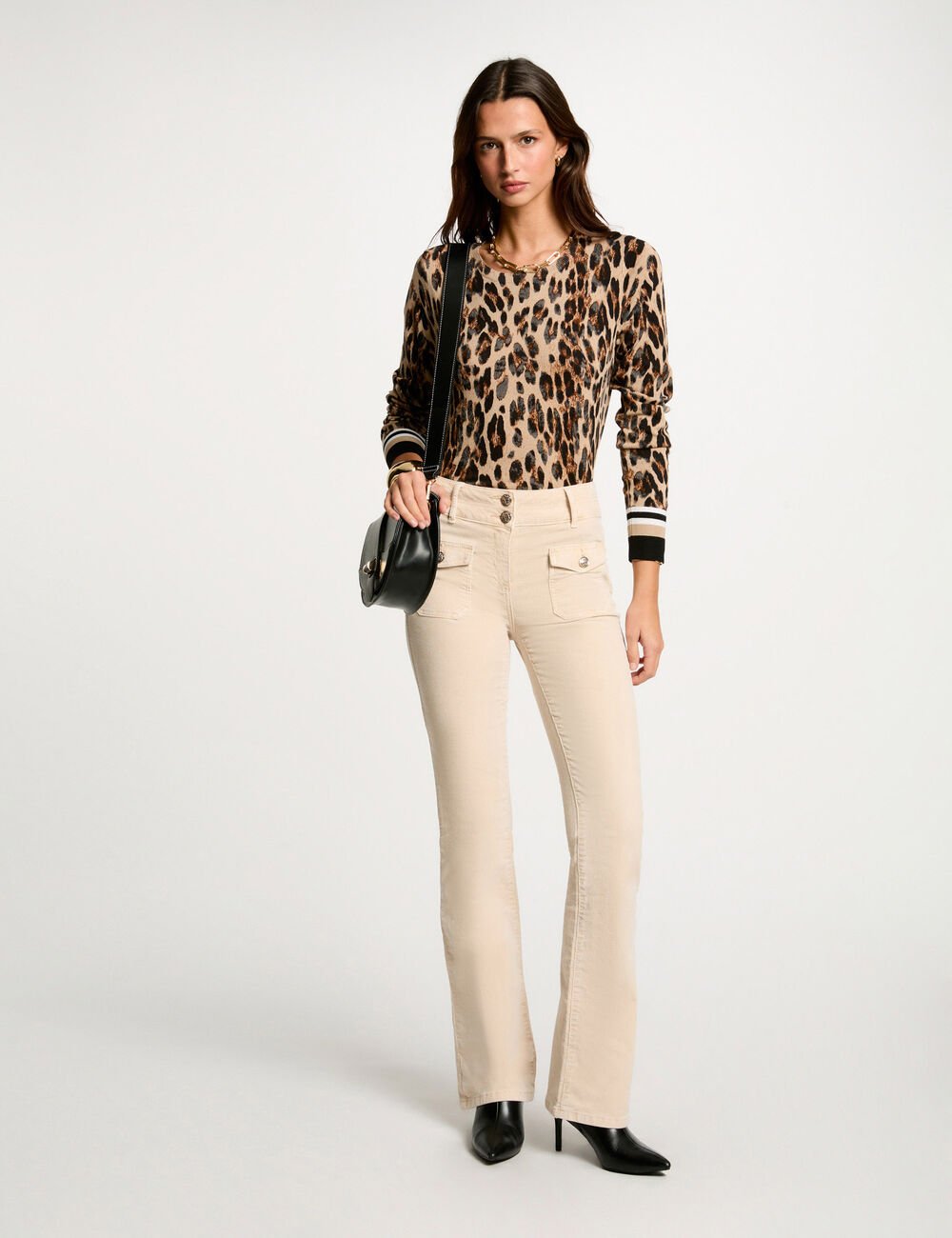 Jersey estampado leopardo multicolor 251-Mparty