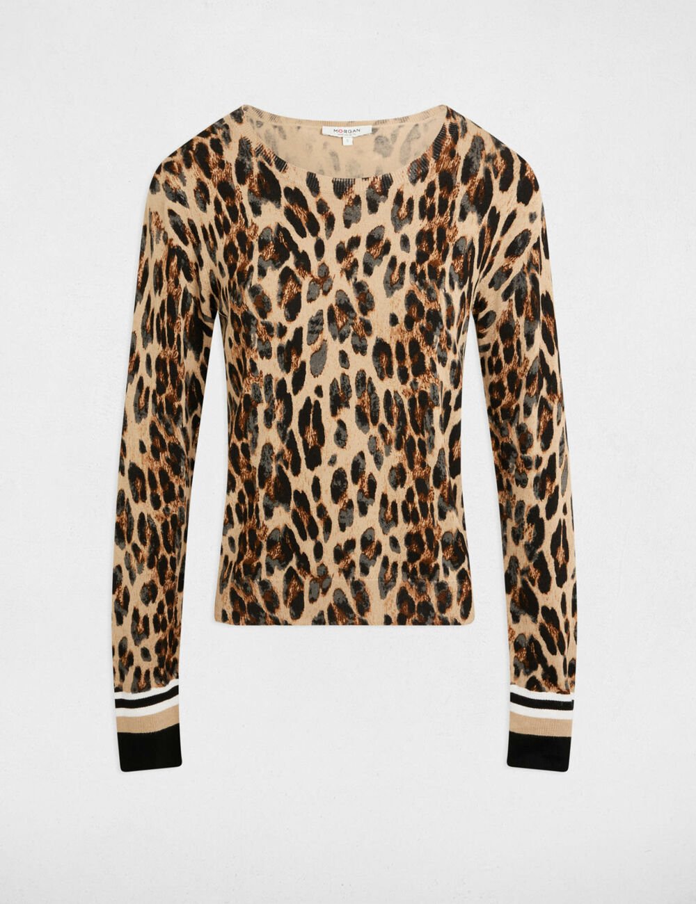 Jersey estampado leopardo multicolor 251-Mparty