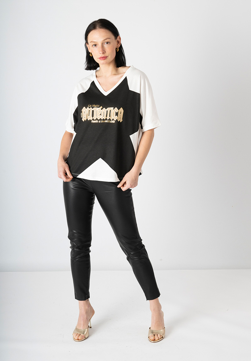 Camiseta la mujer autentica C19-778