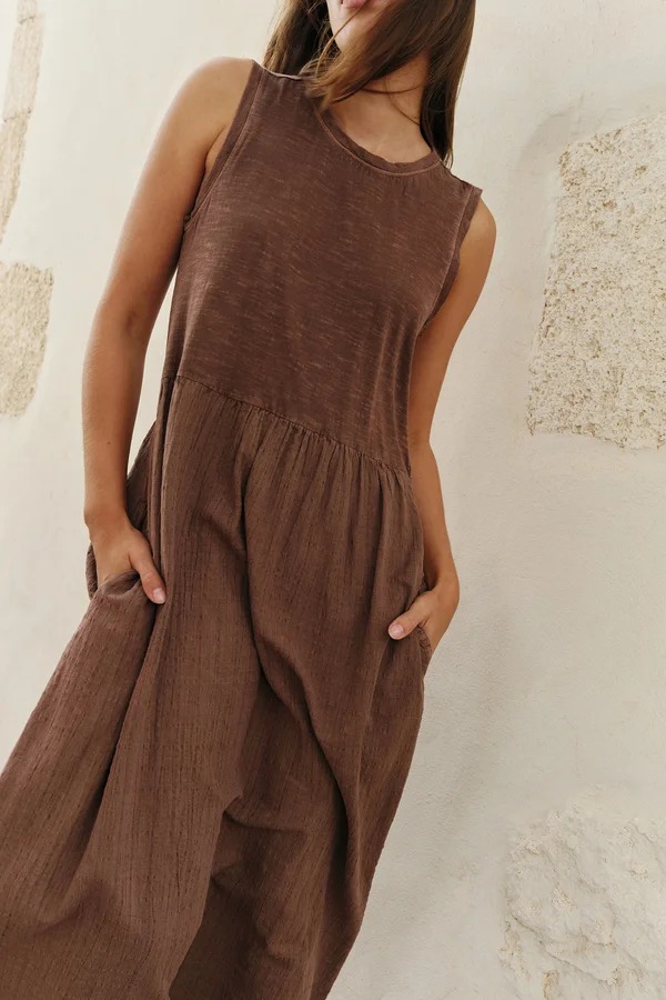 VESTIDO EFECTO LAVADO V.V25.AD370