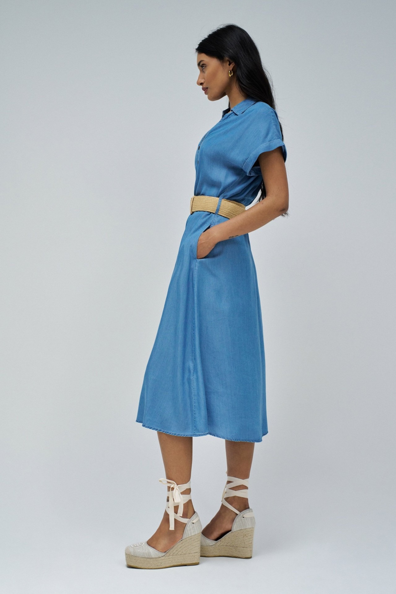 Vestido vaquero fino 21009426