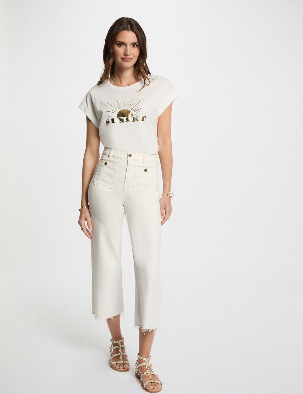 Camiseta con mensaje blanco 251-Dsunset