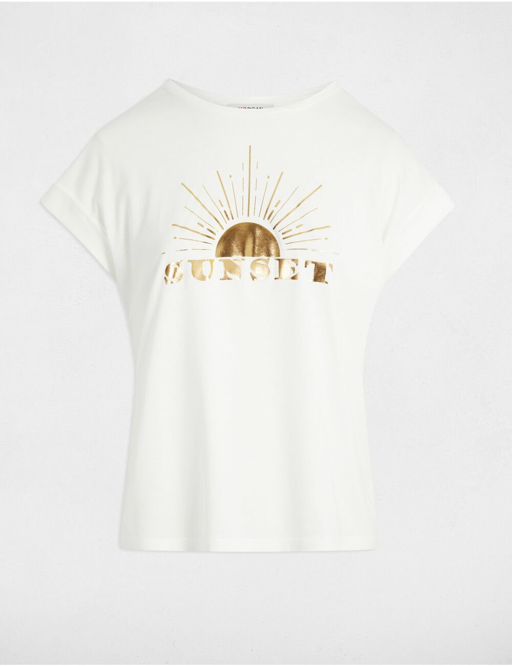 Camiseta con mensaje blanco 251-Dsunset