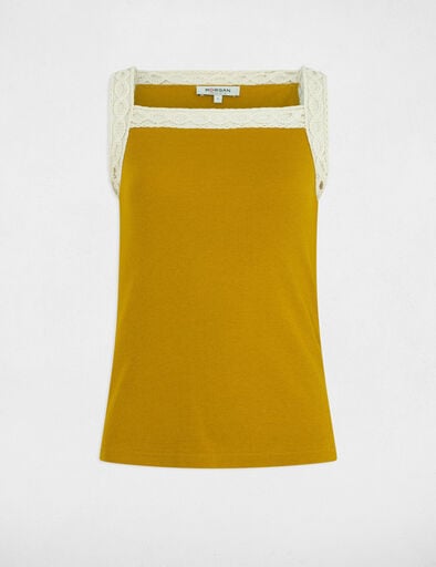 Top sin manga amarillo mostaza 252-Dorsi