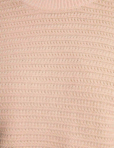 Jersei manga corta beige 252-Mviet