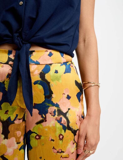 Pantalón pernera ancha multicolor 252-Pery.F