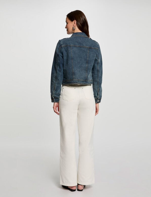 Chaqueta vaquero corta denim stone 252-Gperf