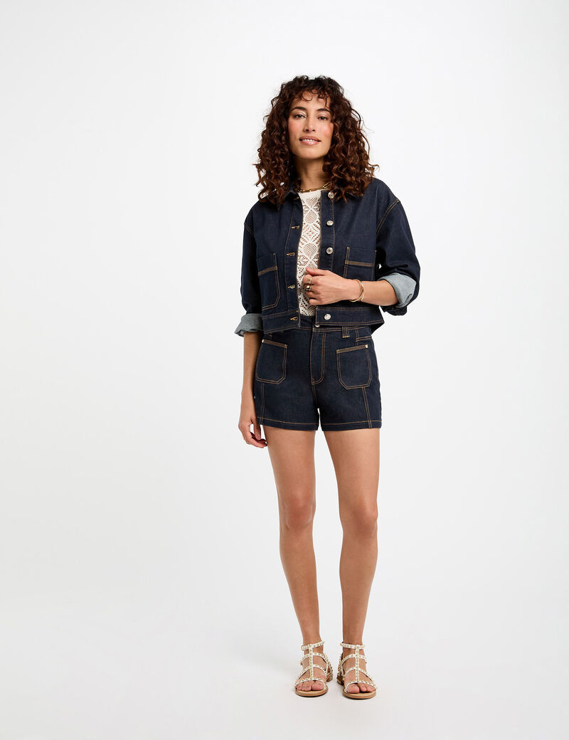 Chaqueta corta vaquero denim 252-Gadza