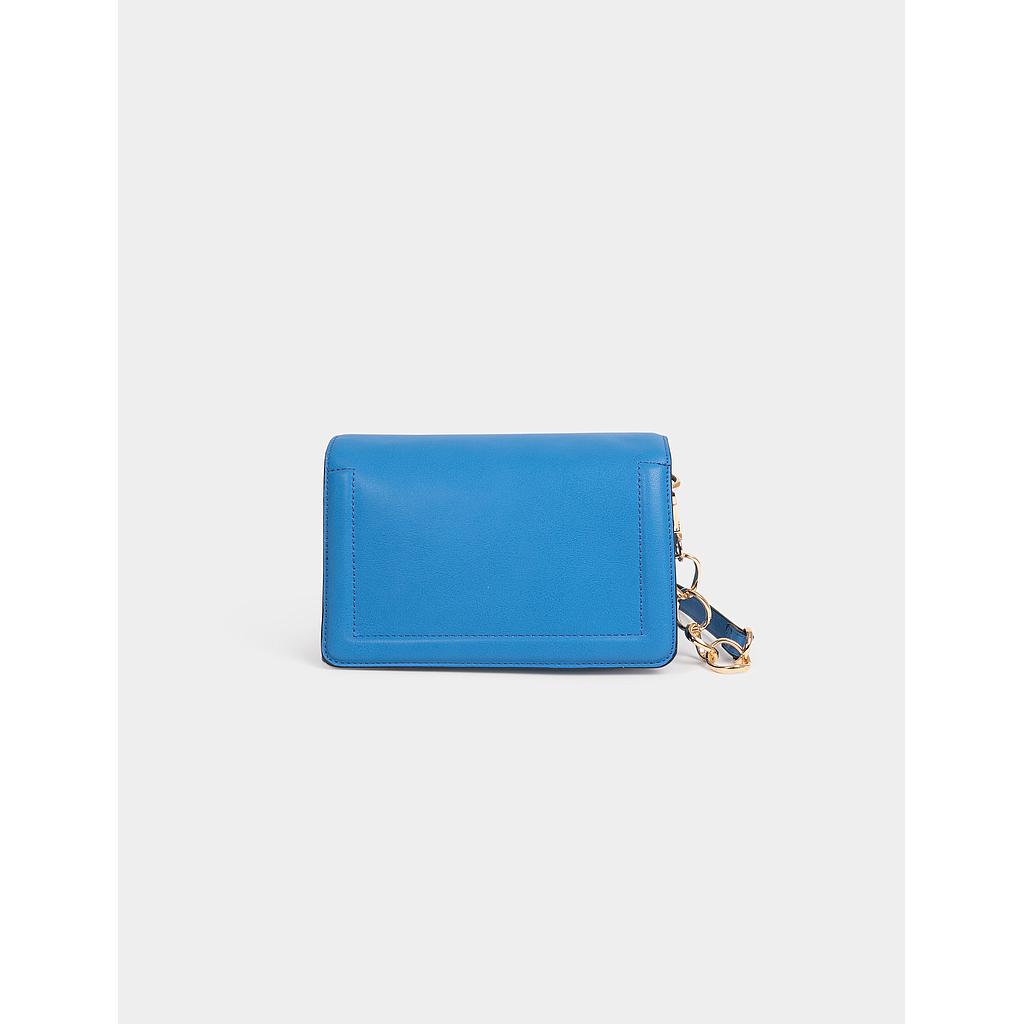 Bolso cartera de mano con bandolera azul 222-2Berlin