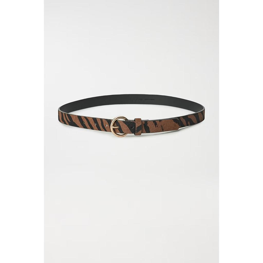 Cinturon cebra piel 21007294