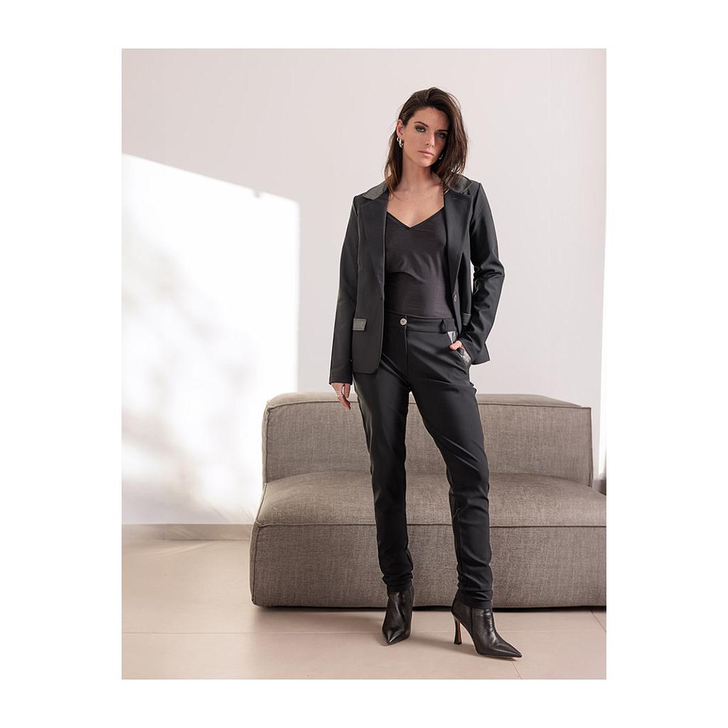 Pantalón Chino CHRISTINA Negro Plata Hb4hwa12/900