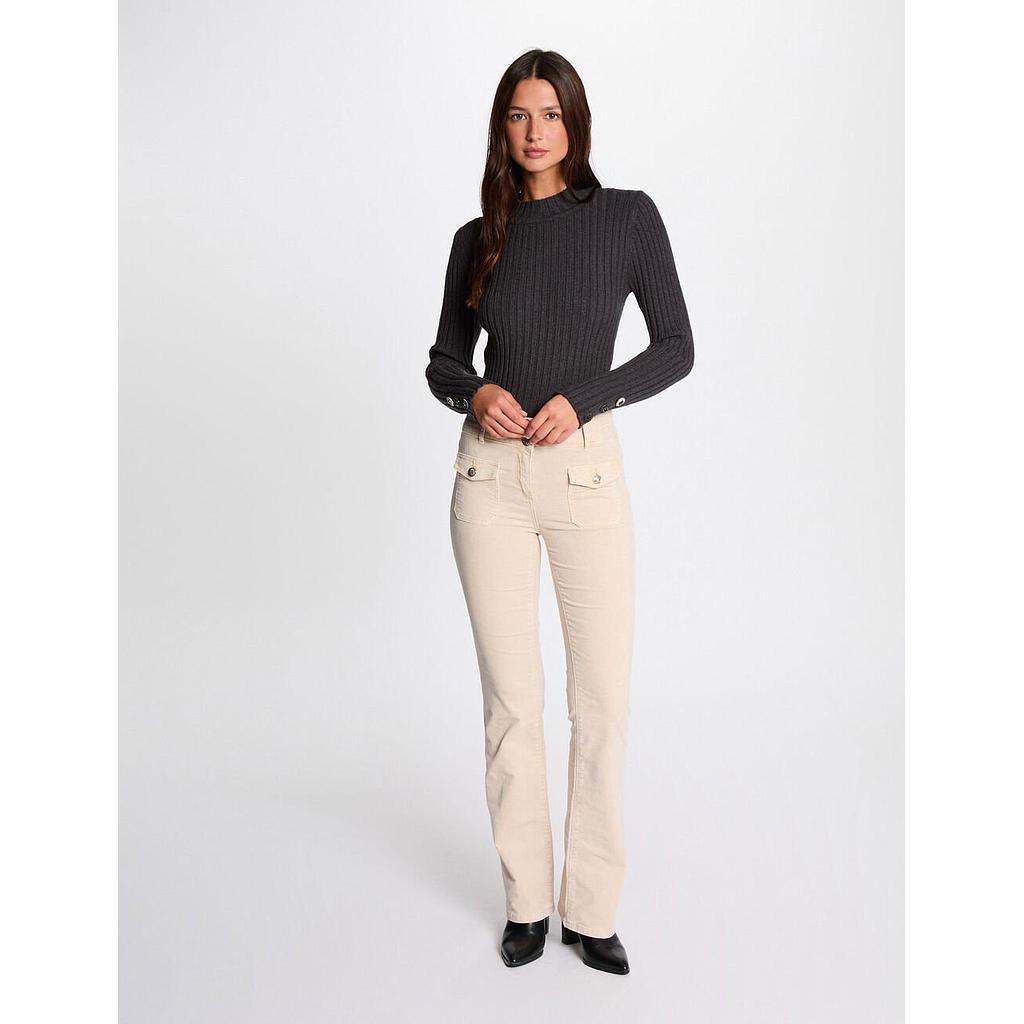 Pantalón ajustado terciopelo 242-Poleno