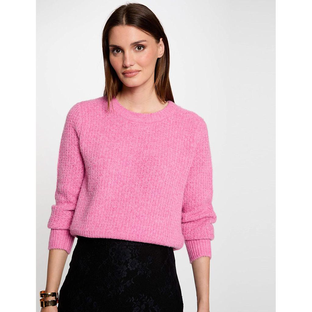 Jersey cuello redondo rosa medio 242-Mpaul