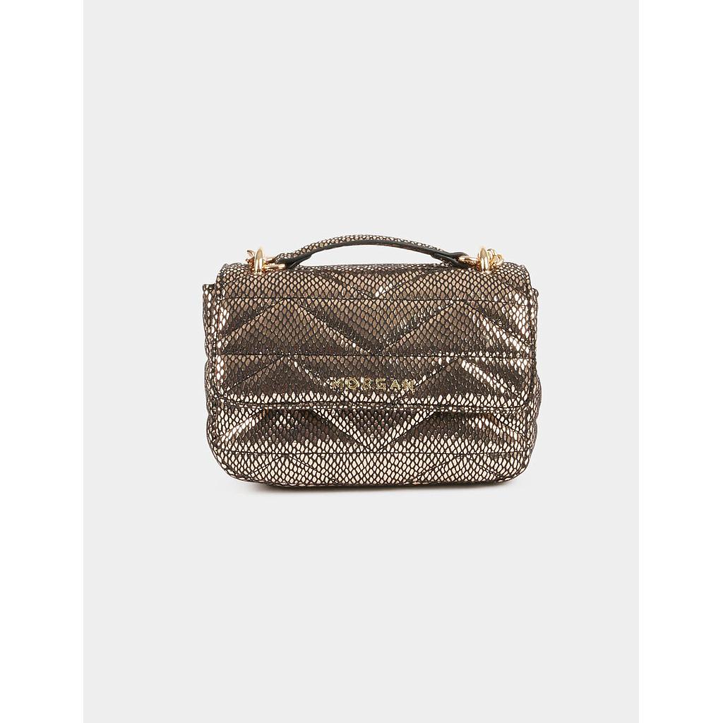 Bolso cartera de mano dorado 242-2mimi