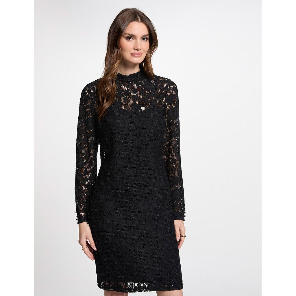 Vestido encaje negro 242-Reigne