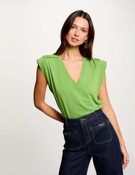 Camiseta manga corta vert anis 251-Dnauti
