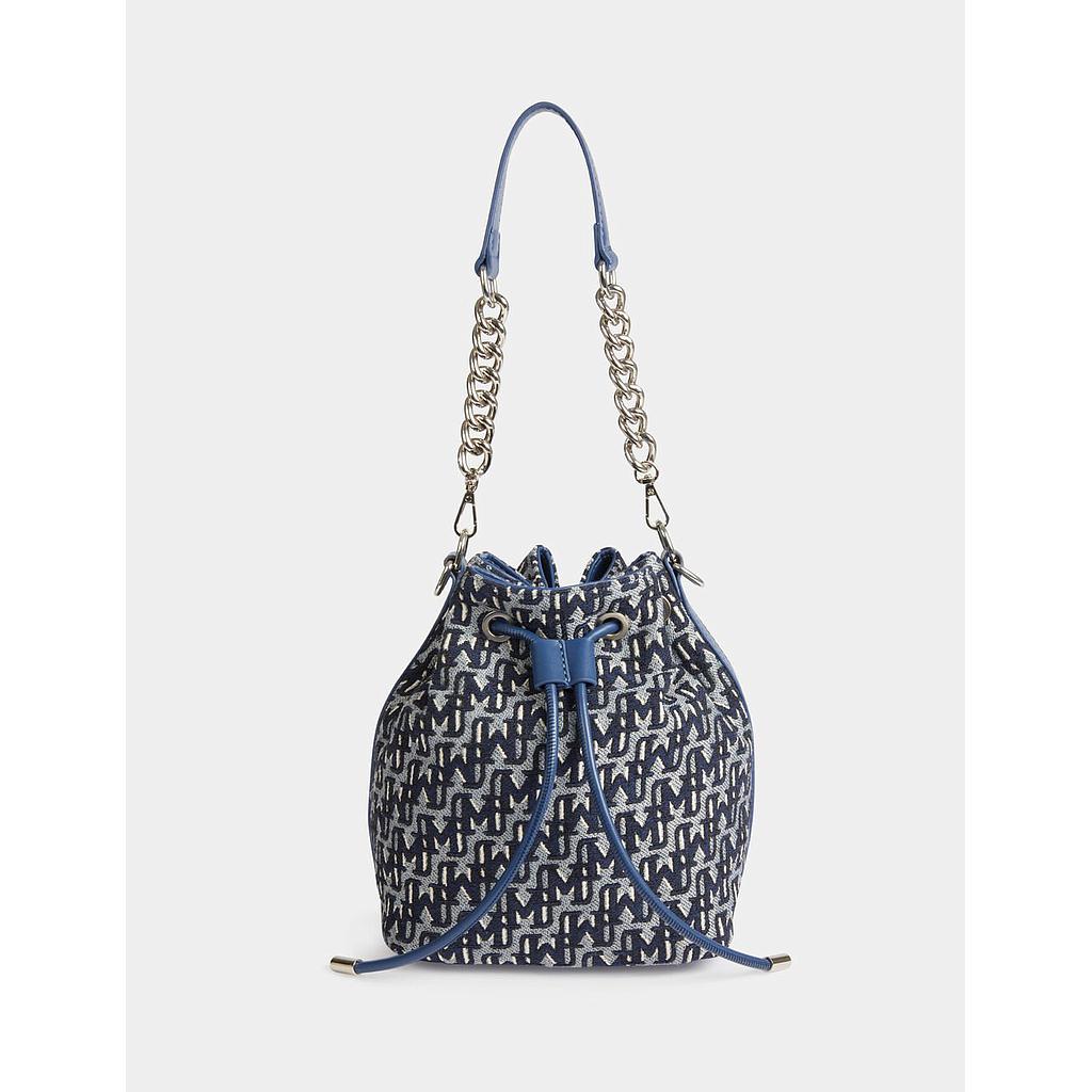 Bolso bombonera estampado denim stone 251-2Monoso