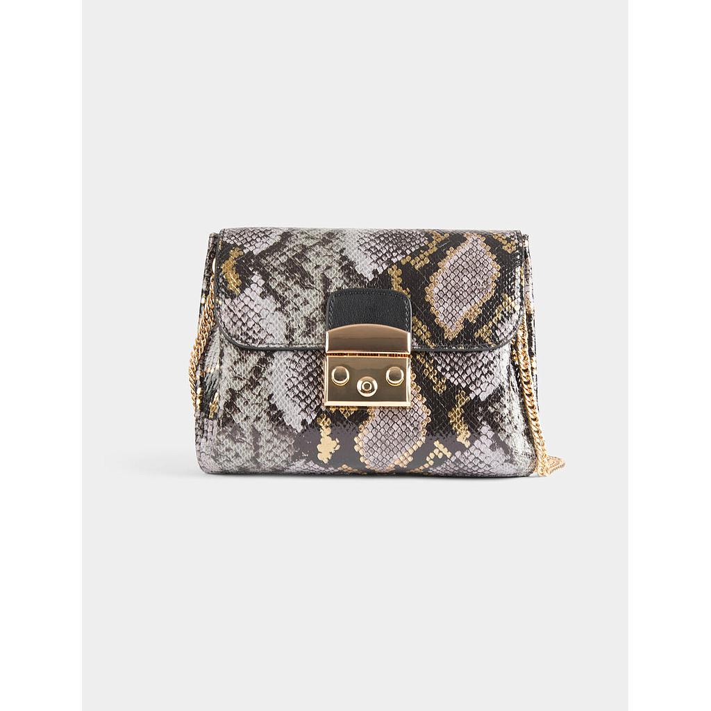 Bolso cartera de mano de pitón multicolor 251-2Romeop
