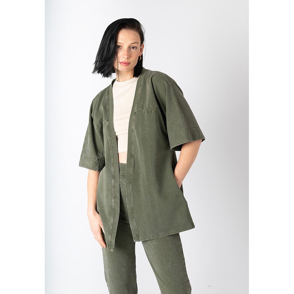 Cardigan verde puedo y lo hare C19-758-S