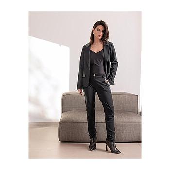 Pantalón Chino CHRISTINA Negro Plata Hb4hwa12/900