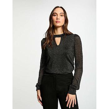 Jersey cuello redondo negro 242-Mnight