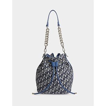 Bolso bombonera estampado denim stone 251-2Monoso