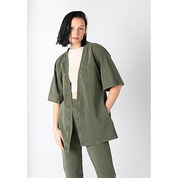 Cardigan verde puedo y lo hare C19-758-S