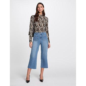 Pantalón pernera ancha denim stone 241-Pclic